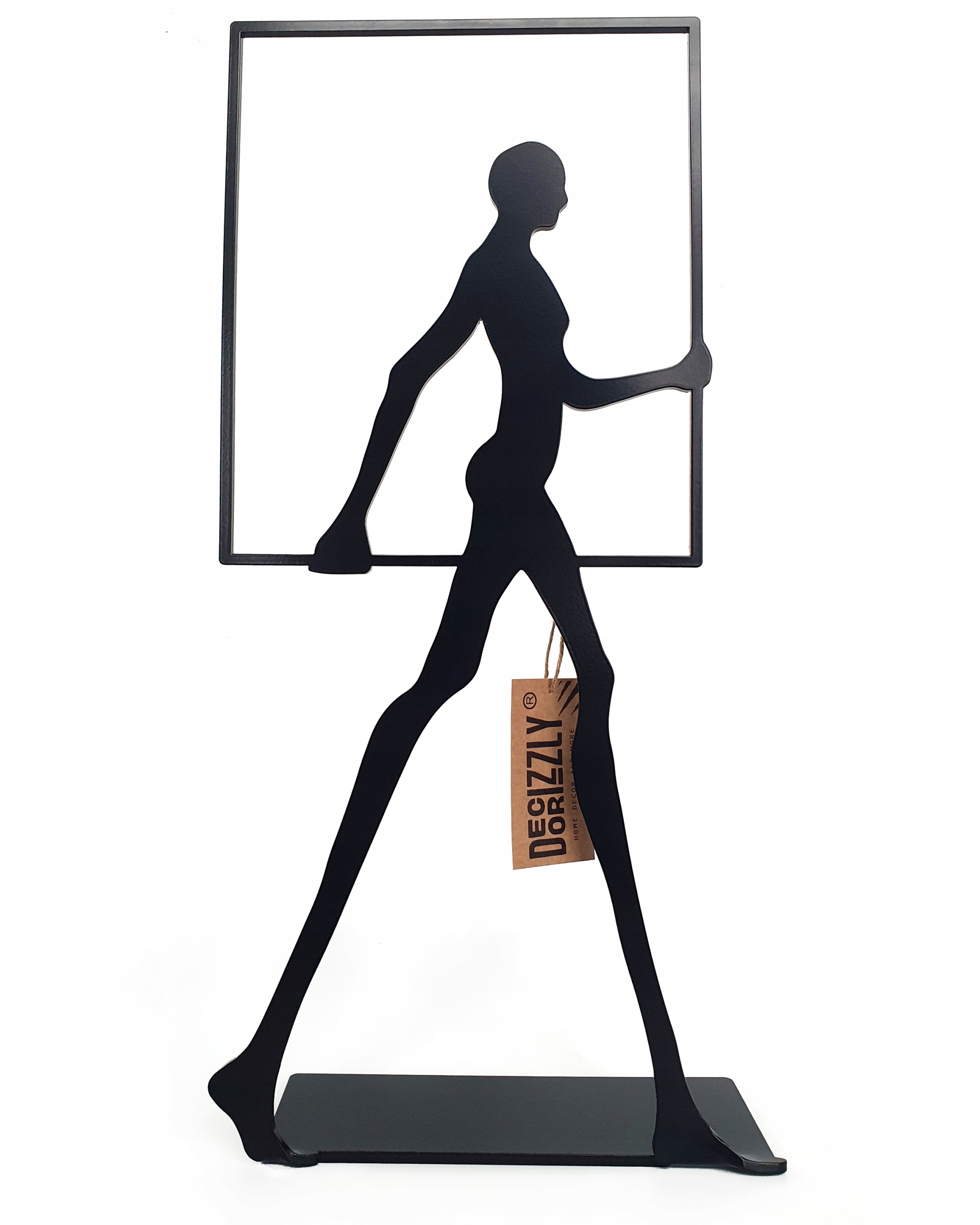 Decorizzly figurka dekoracyjna Human Square 56cm człowiek na długich nogach