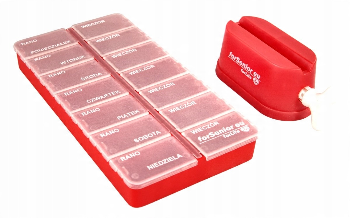 

Organizer tabletek 7 dni 2 pory dnia
