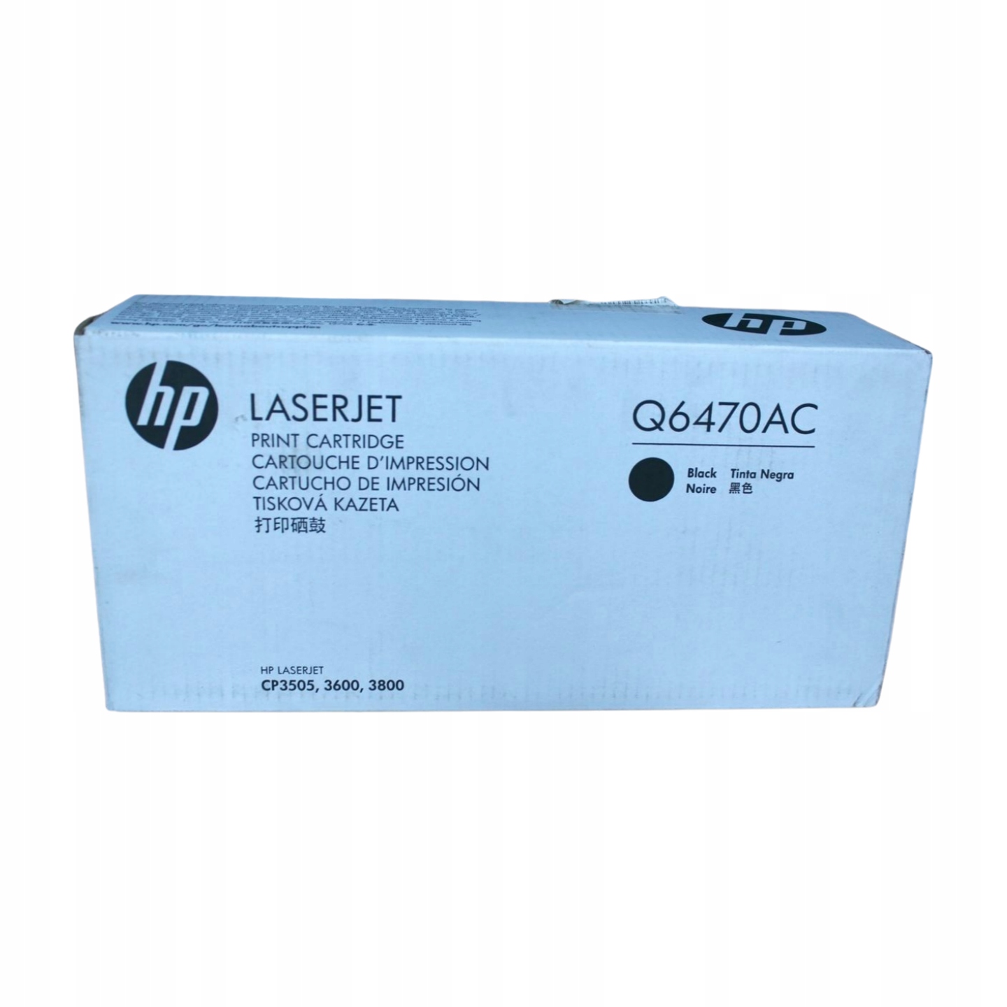 Hp 501A Q6470AC toner černý originál