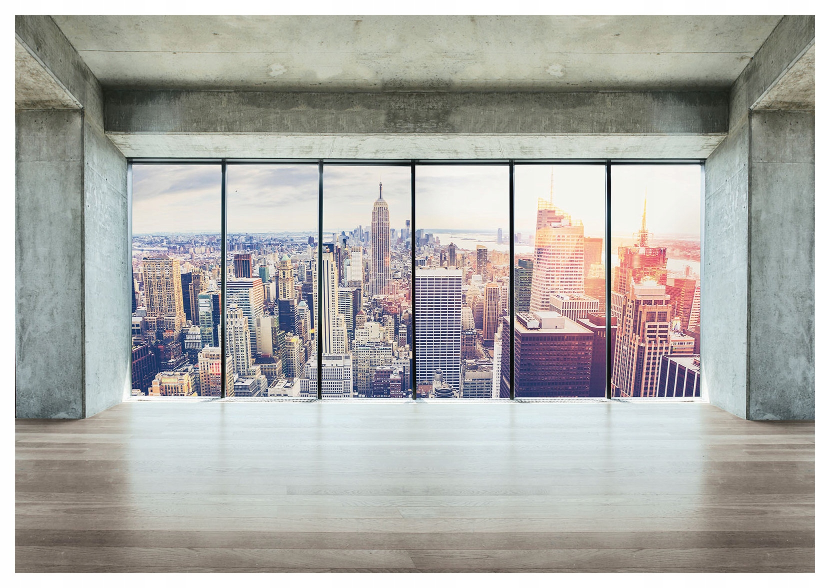 Vliesová fototapeta Mesto Šedá Betón Architektúra 368x254 lepidlo