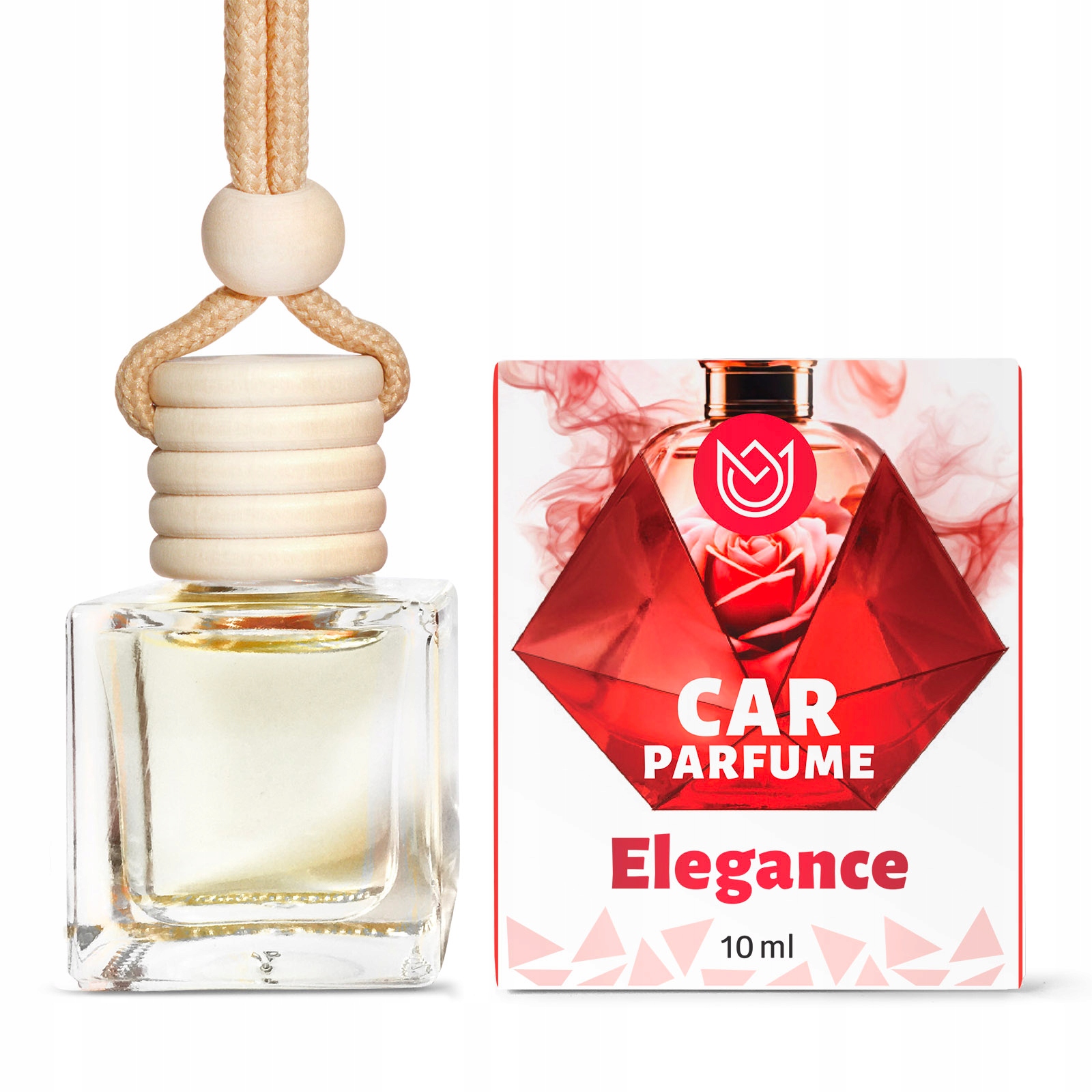 Zawieszka Do Auta Samochodowa Olejek Zapachowy 10ML Zapach Elegance