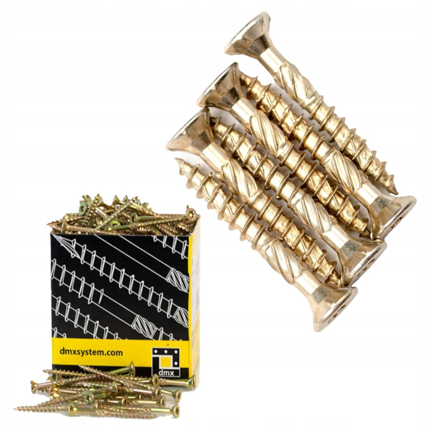 Wkręt do drewna ciesielskie Domax łeb stożkowy 5x40 200 szt.