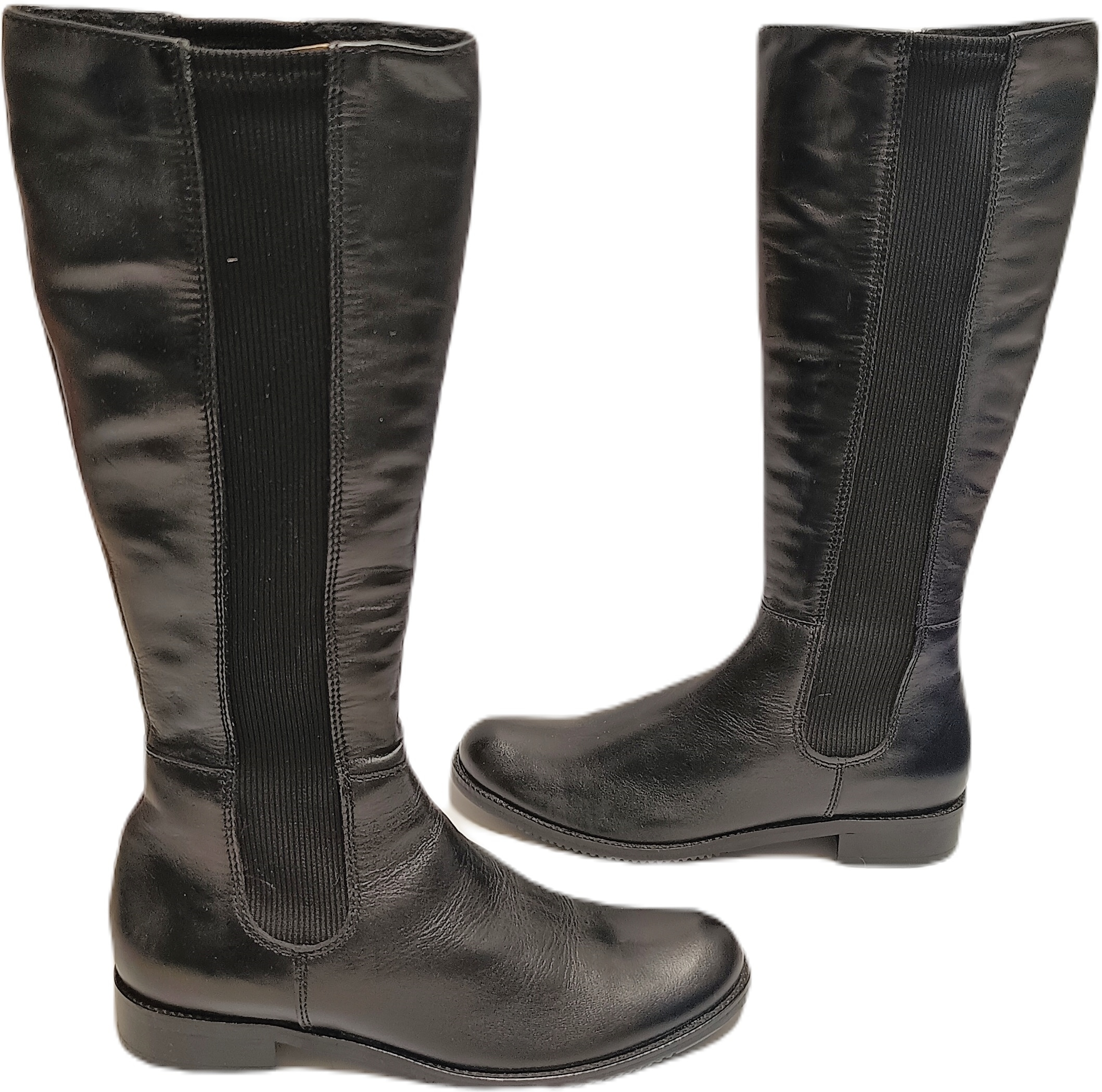 Pohodlné kozačky Lico Vtahovací gumy kůže Ryłko g3zG5 černá r38