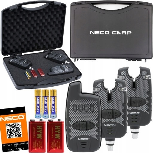 Zestaw Sygnalizatorów Brań Z Centralką 2+1 Neco