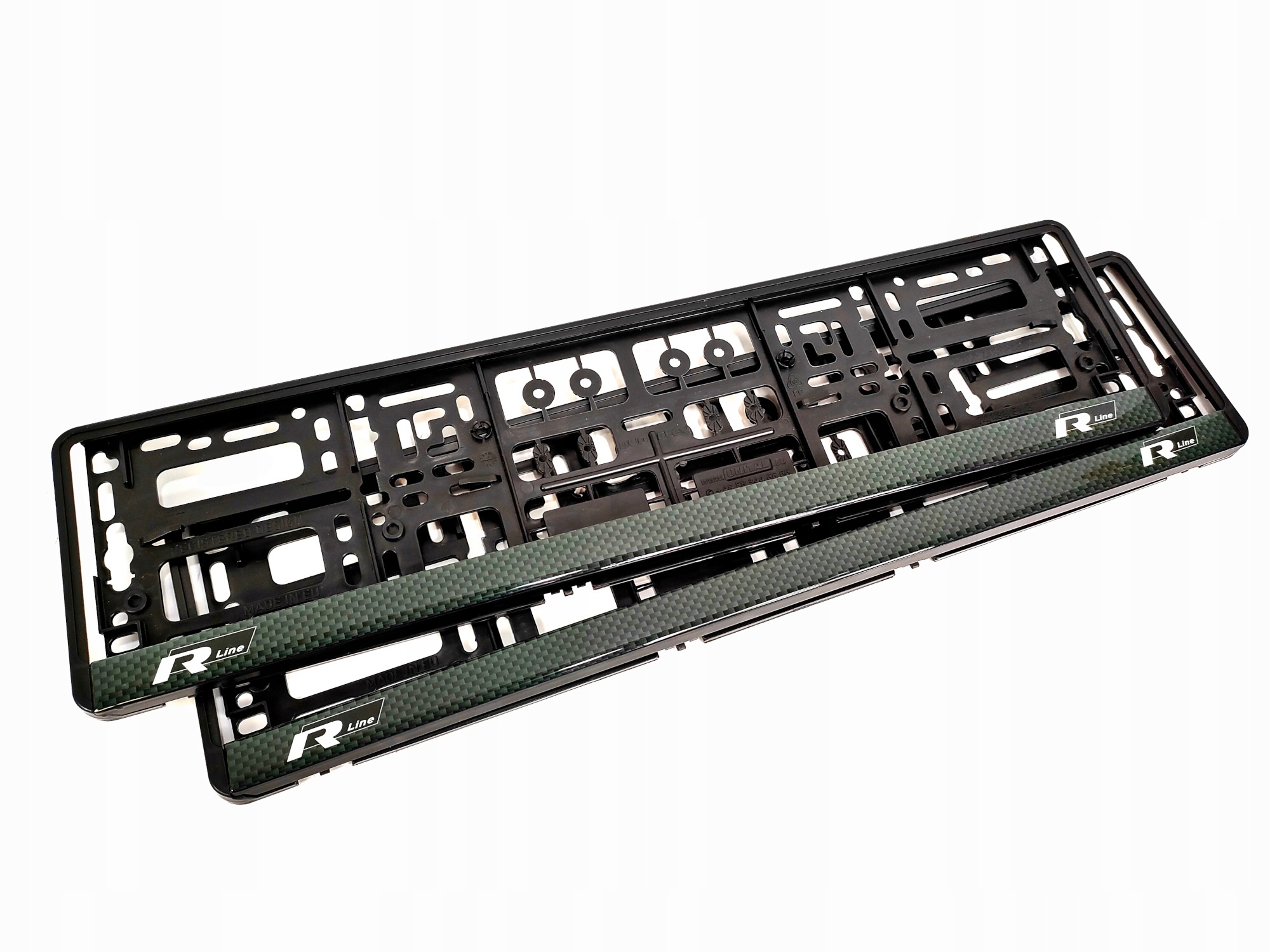 RAMKI TABLICY REJESTRACYJNEJ VW R-LINE CARBON ASO