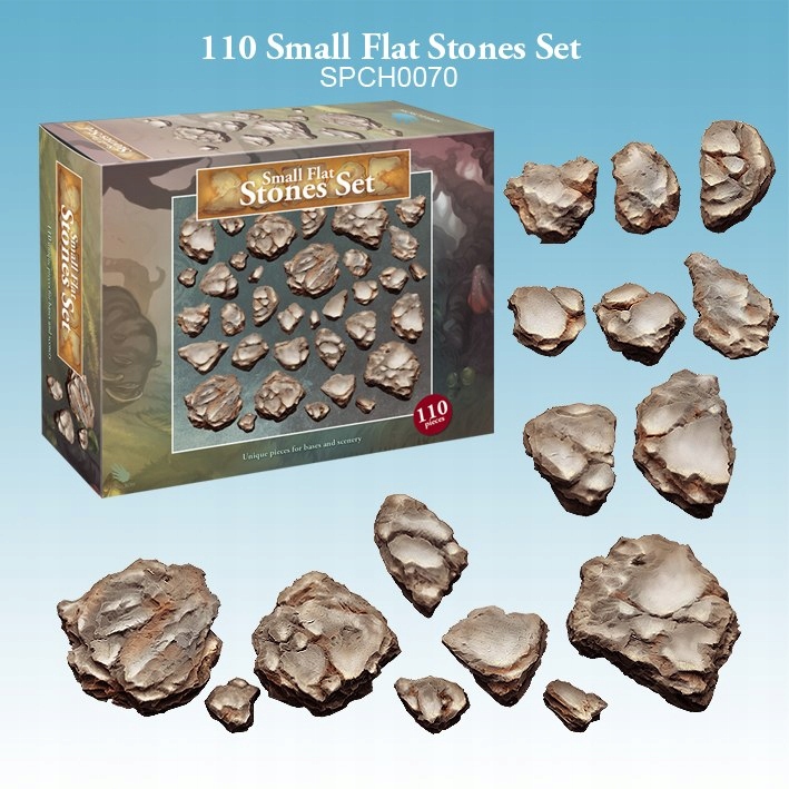 Small Flat Stones Set - 110 szt.