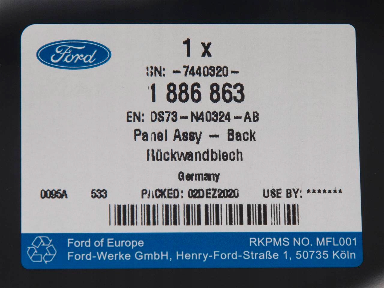 PAS TYLNY ZEWNETRZNY MONDEO MK5 14 KOMBI Car type Passenger cars