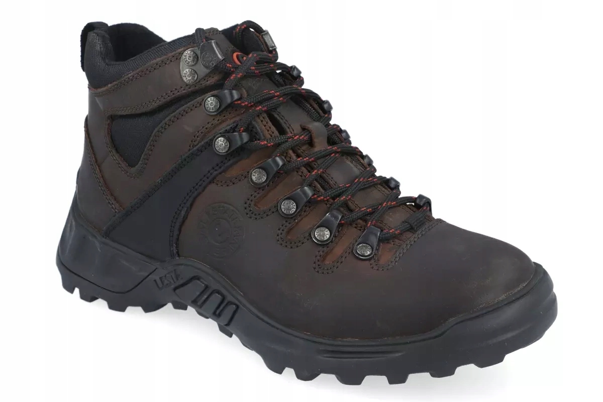 Trekkingové boty Lesta 6157 hnědé vysoké kožené R40