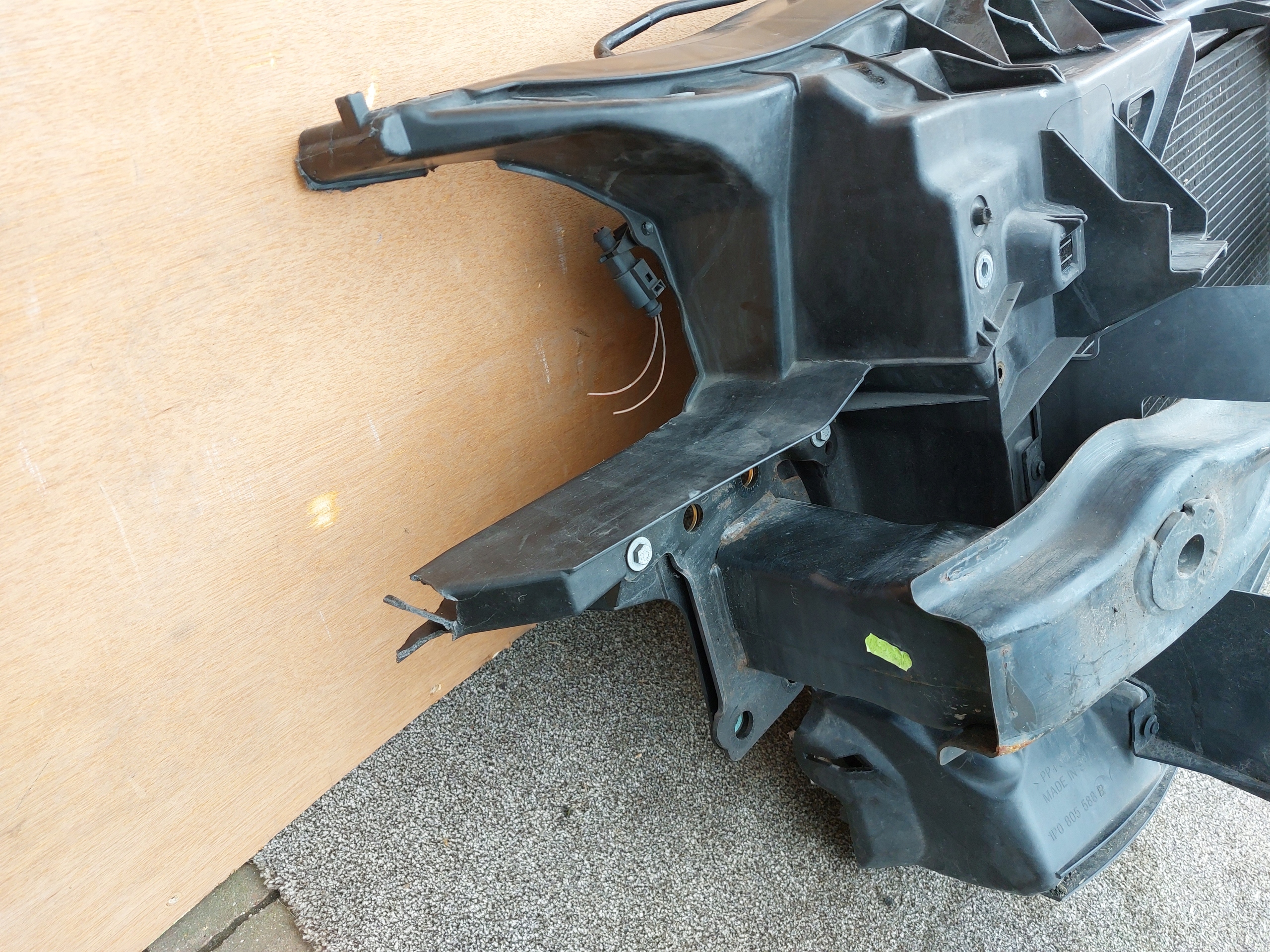 support panel for radiators SEAT LEON II LIFT 1.2 TSI complete