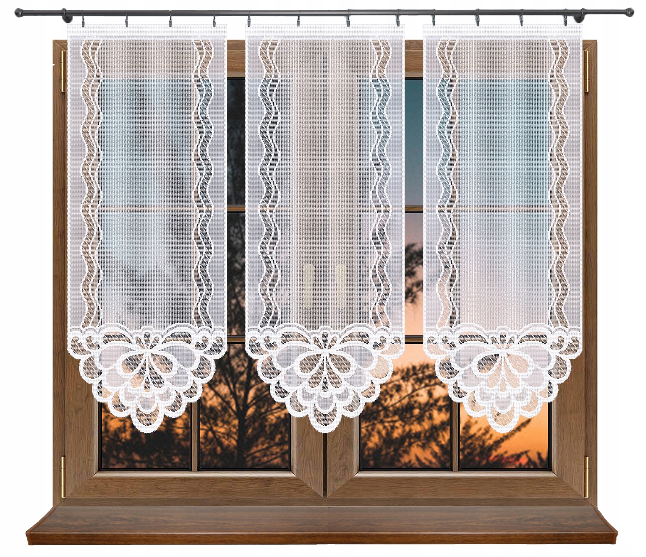 

Panel Ażur Firana Gotowa Żakardowa 60x140 Awit