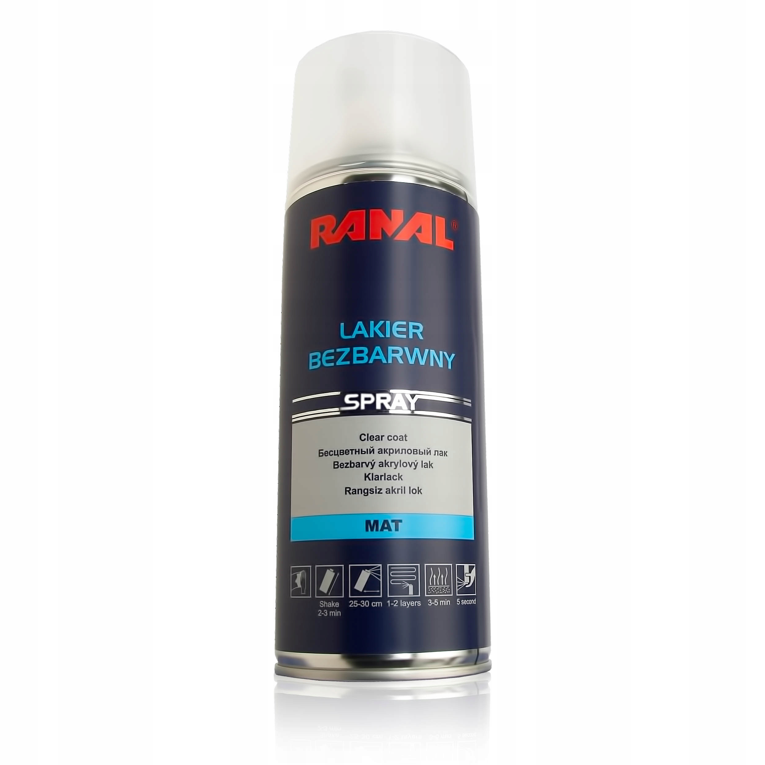 

Ranal Lakier Bezbarwny Mat Spray 400ml