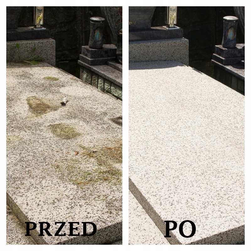 PŁYN DO CZYSZCZENIA I PIĘLĘGNACJI NAGROBKÓW Waga produktu 0.5 kg