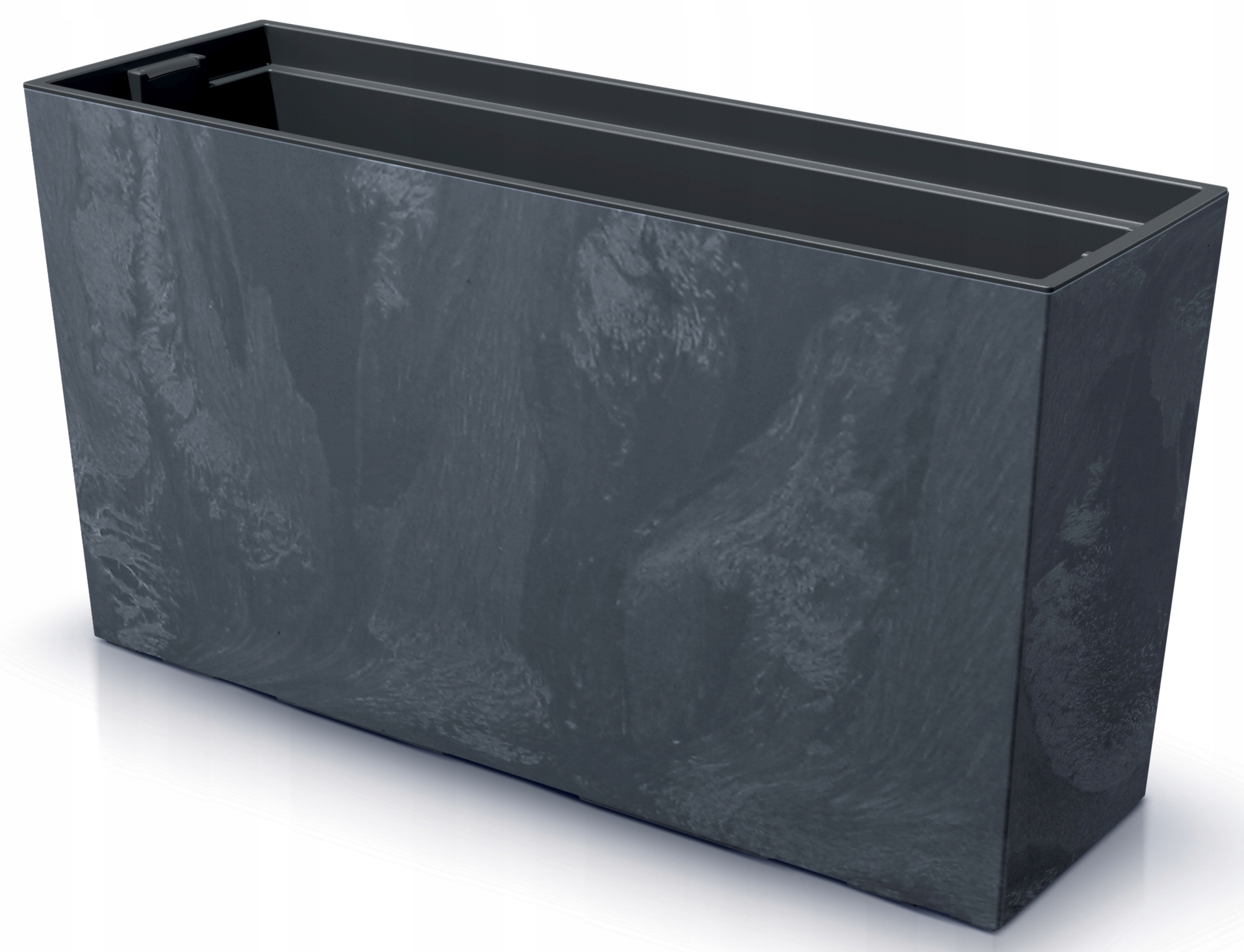 Květináč Prosperplast 77x23,5x40,6 cm Urbi Case Beton Effect M antracit