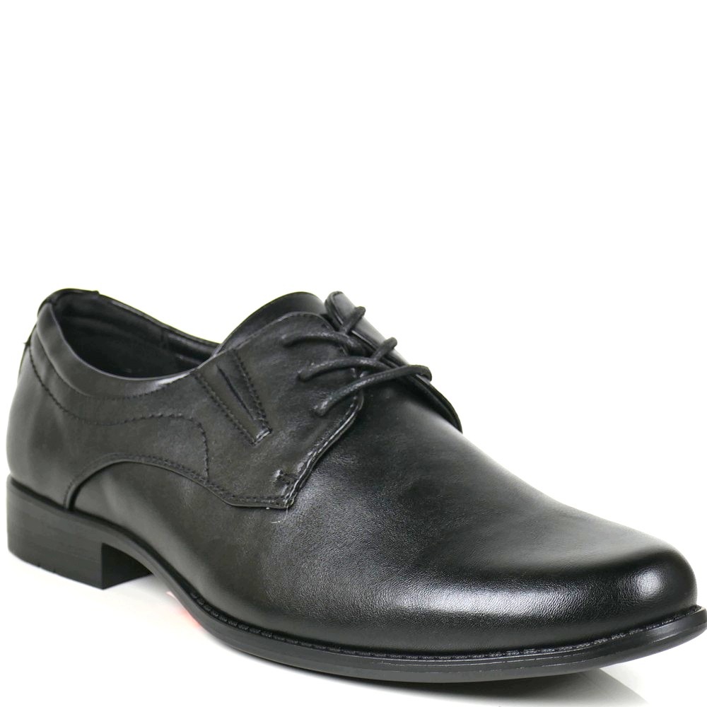 Černé Pánské Polobotky Casual, Pohodlné, Módní Vzor, Stélka Kůže J6
