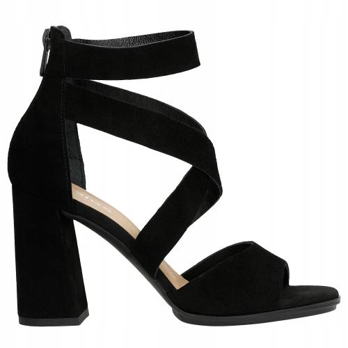 

Buty Wojas Sandały damskie skóra czarne r. 38