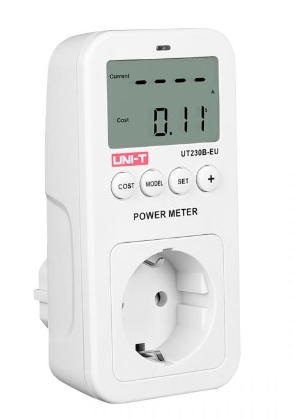 Síťová Zásuvka Unit-t S Měřičem Spotřeby Energie UT230B