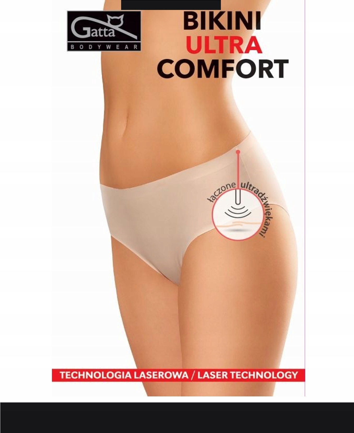 

Gatta Majtki Bikini Ultra Comfort L/Black