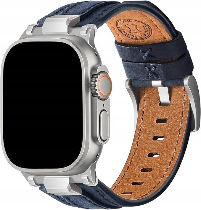 Wristitani Skórzany pasek do Apple Watch 49mm 46mm 45mm 44 mm skóra nat.