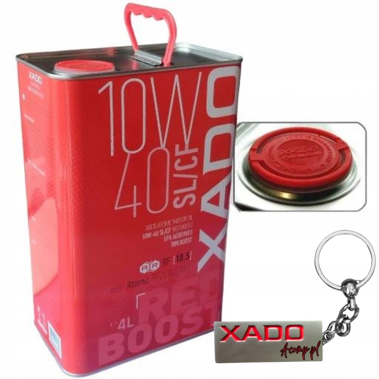 Xado Red Boost Tbn +REVitalizant 10w40 Sl/cf A3/B4 4L olej ceramiczny