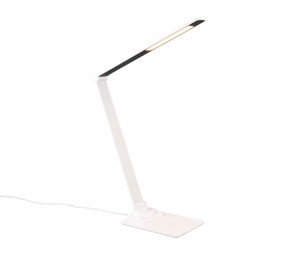 Led stolná lampa biela čierna moderná nastaviteľná s meniteľnou farbou svetla Trio