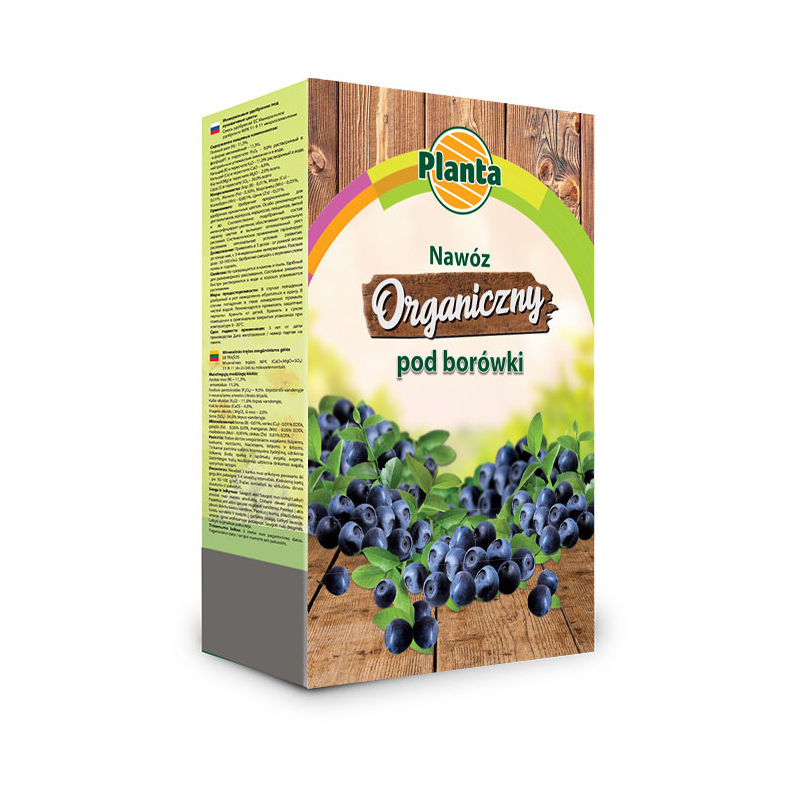 

Nawóz Bio organiczny pod borówki 1.8kg Planta