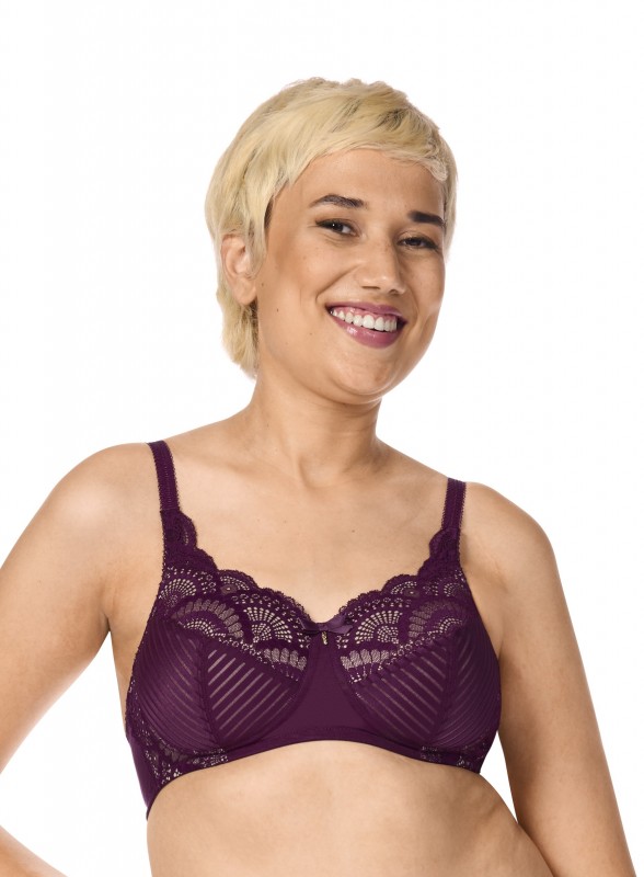 Amoena Podprsenka pro Amazonky 100C Karolina Sbp 45055 Dark Berry/sand