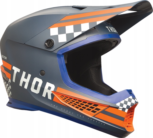 Kask Thor Sector 2 Combat navy/orange L