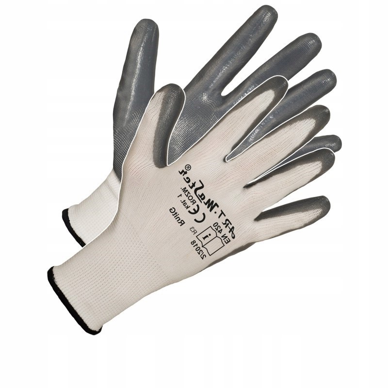 

Rękawiczki rękawice robocze Nitrylowe moc '7 1para