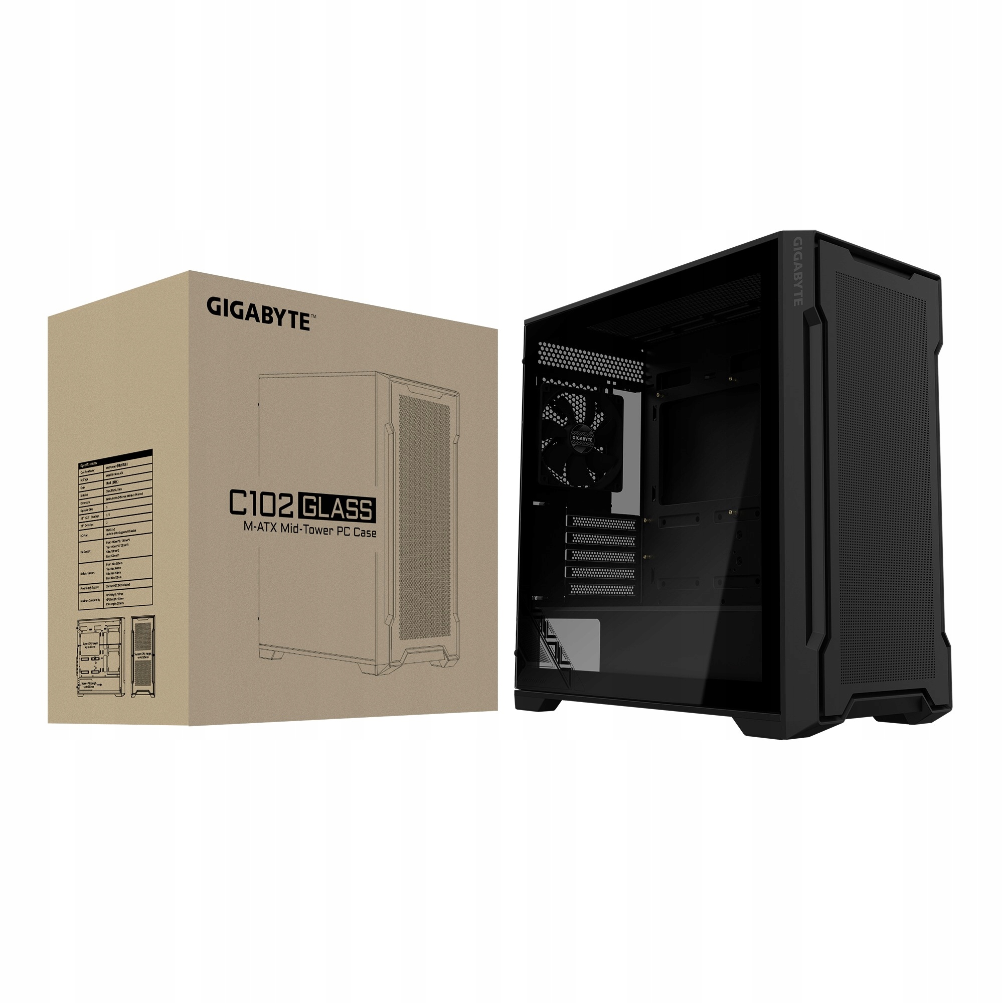 Gigabyte C102 Glass GB-C102G