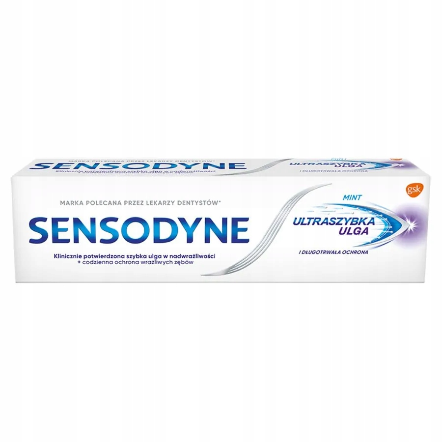 

Ultraszybka Ulga pasta do zębów z fluorkiem 75ml