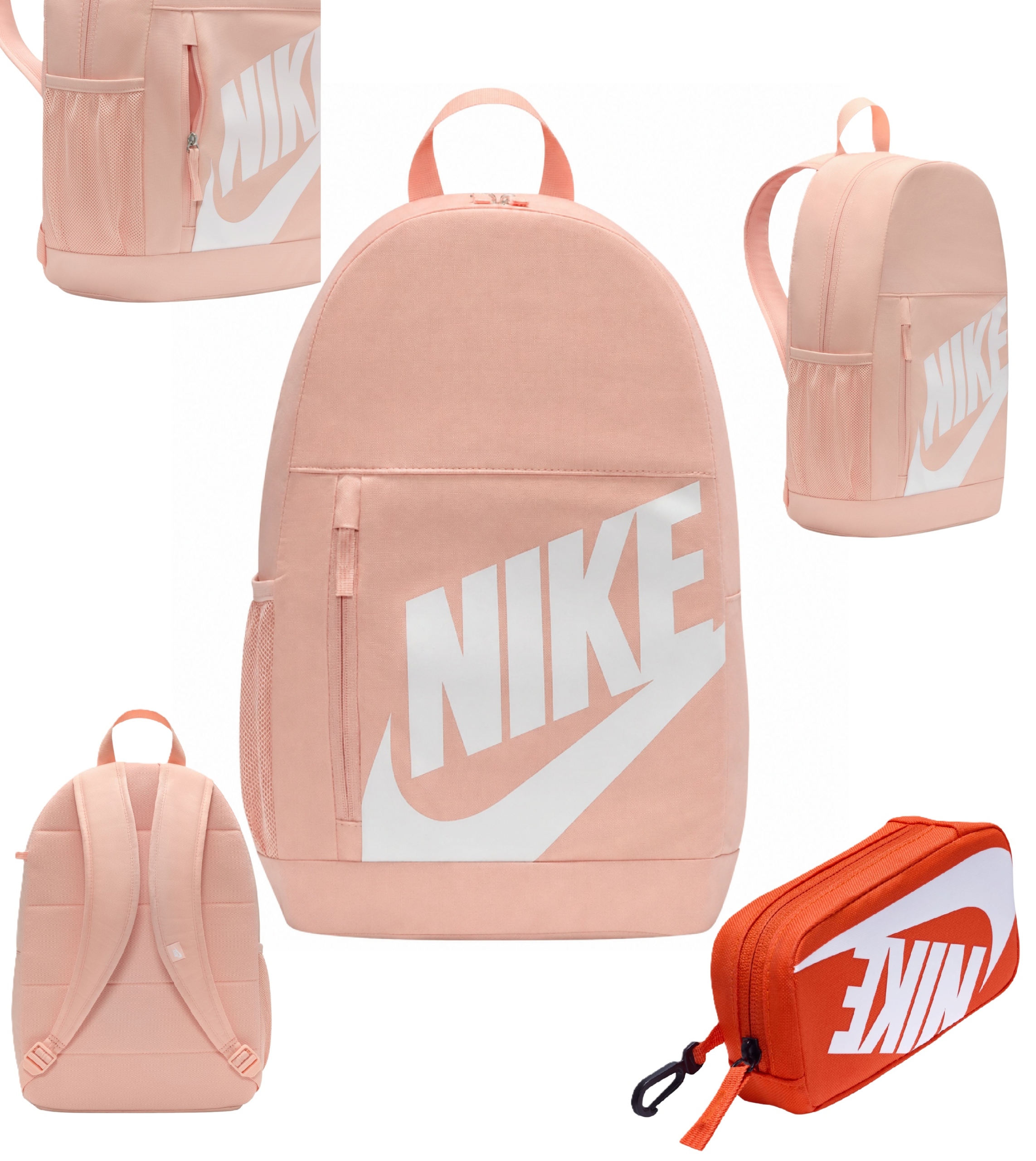 Nike batoh růžový pudrový školní penál pro mládež rozvrh hodin