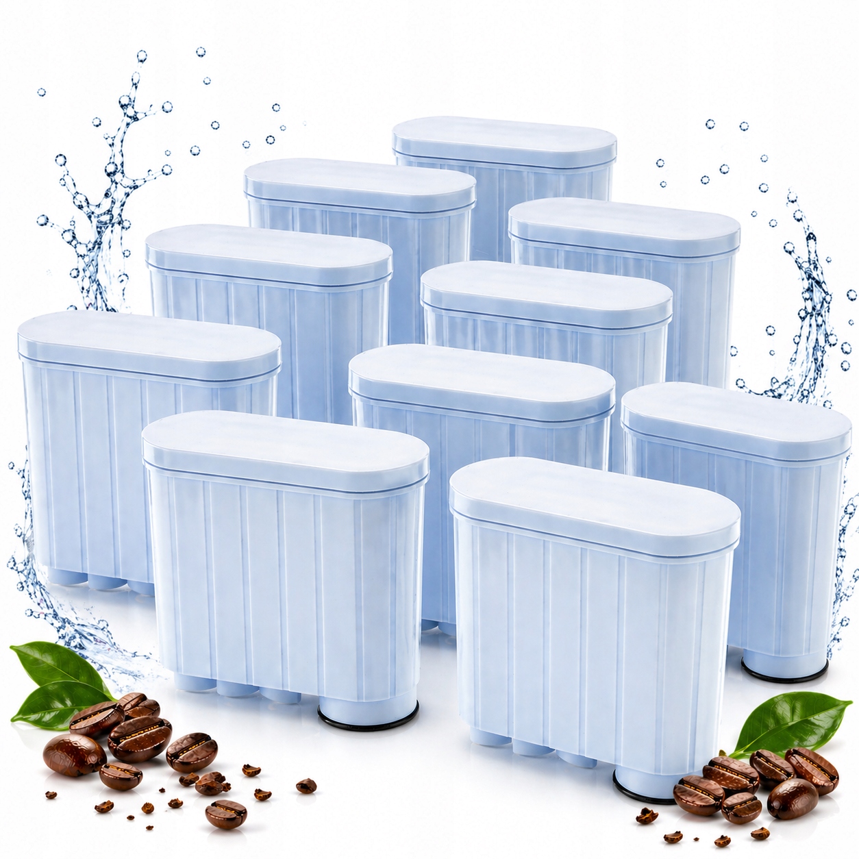 10 x Filter tlakových kávovarov pre Saeco Philips Aquaclean Náhrada