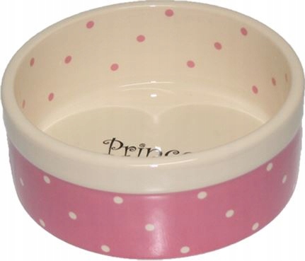 

Miska ceramiczna dla psa Princess różowa 15,5x6cm