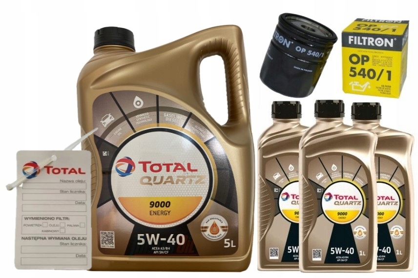

Olej Total Quartz 9000 Energy 5W40 8L+OP 540/1