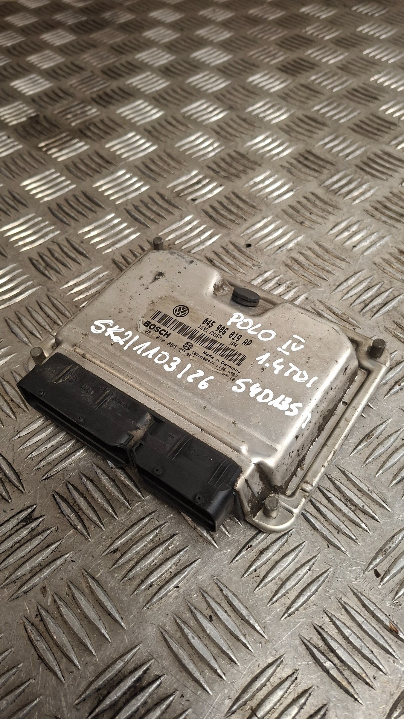 control unit of the engine VW POLO IV 1.4TDI