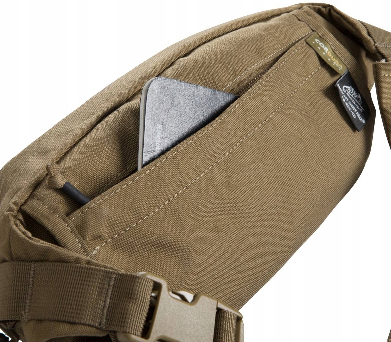 NERKA MĘSKA Saszetka Turystyczna biodrowa Bandicoot Helikon Czarna torba Płeć mężczyzna