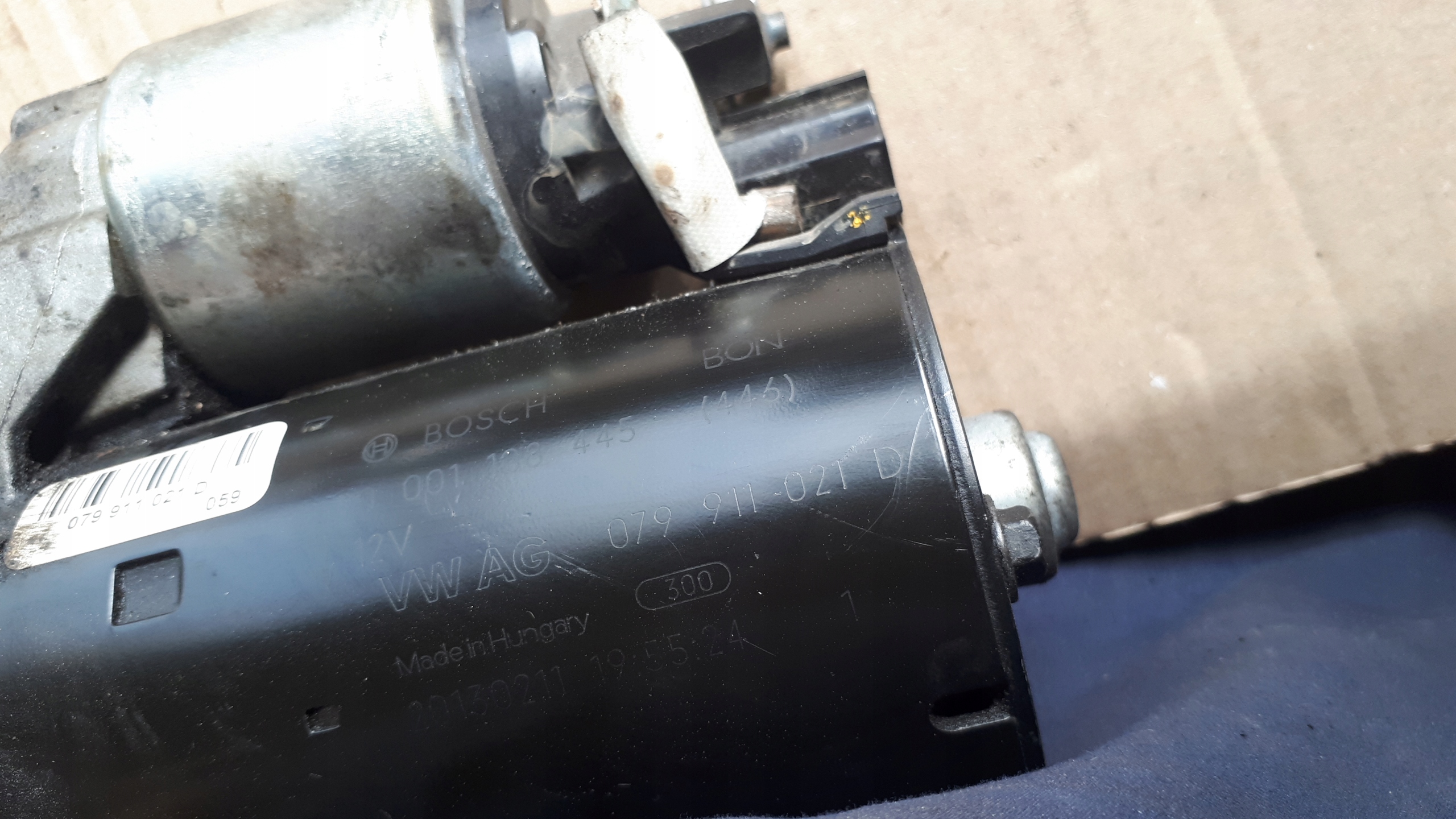 S7 4G starter 4.0 TFSI 079911021D S6 A6 C7