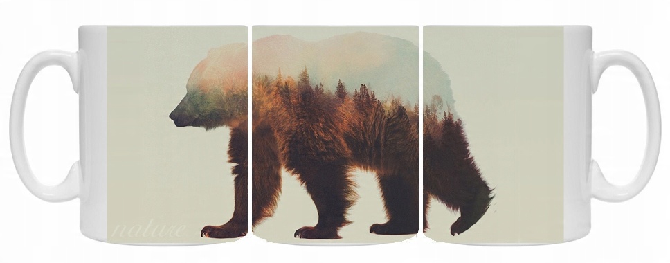 

Kubek Bear niedźwiedź. skandynawskie wzornictwo