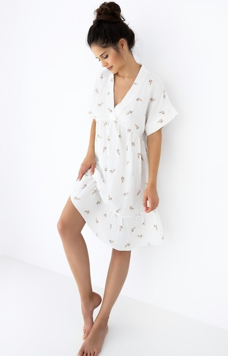 Sensis Nastia košile noční mušelínová – bavlna, boho styl