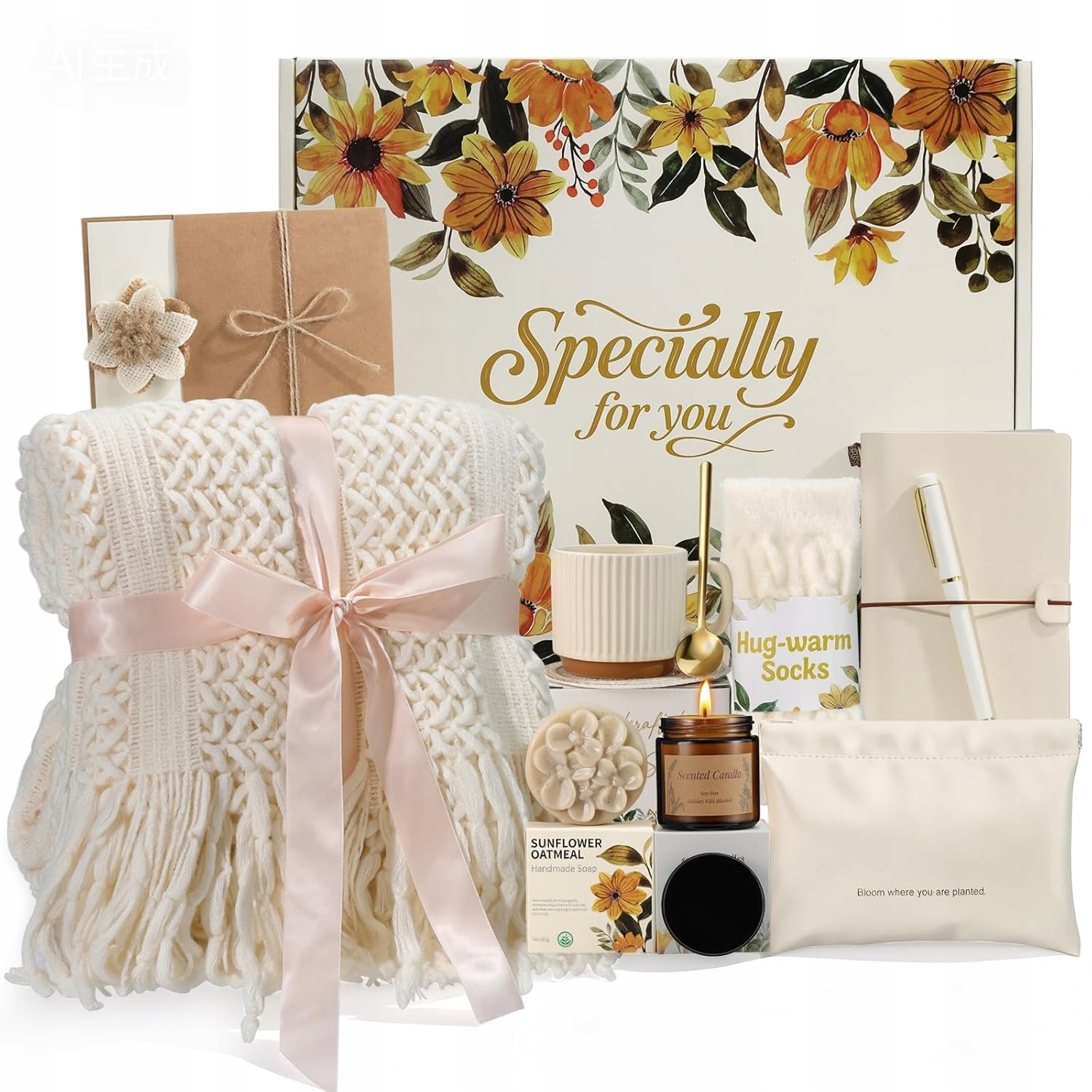 Zestaw Kosz Prezentowy Kobiety Spa Urodziny Dla Mamy Córki Babci