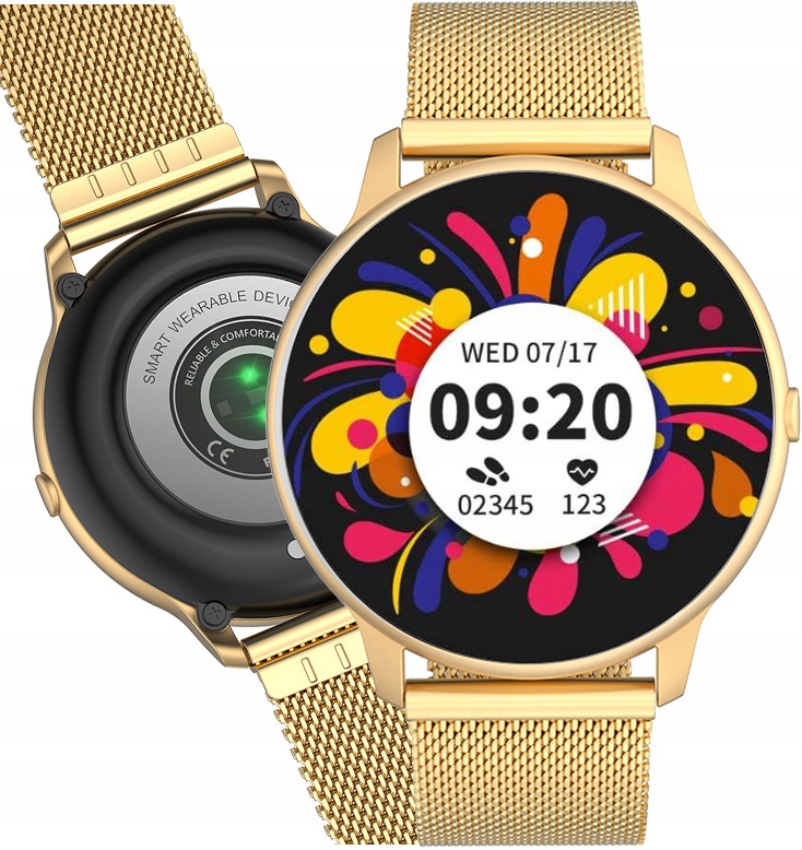 Dámské Hodinky Chytré Hodinky Sms Kroky Trénink Puls