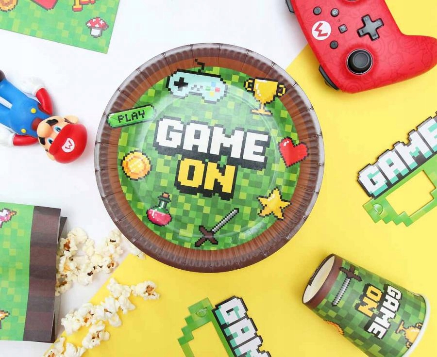 Kubeczki papierowe GAME ON minecraft zielony 6 szt Marka Godan