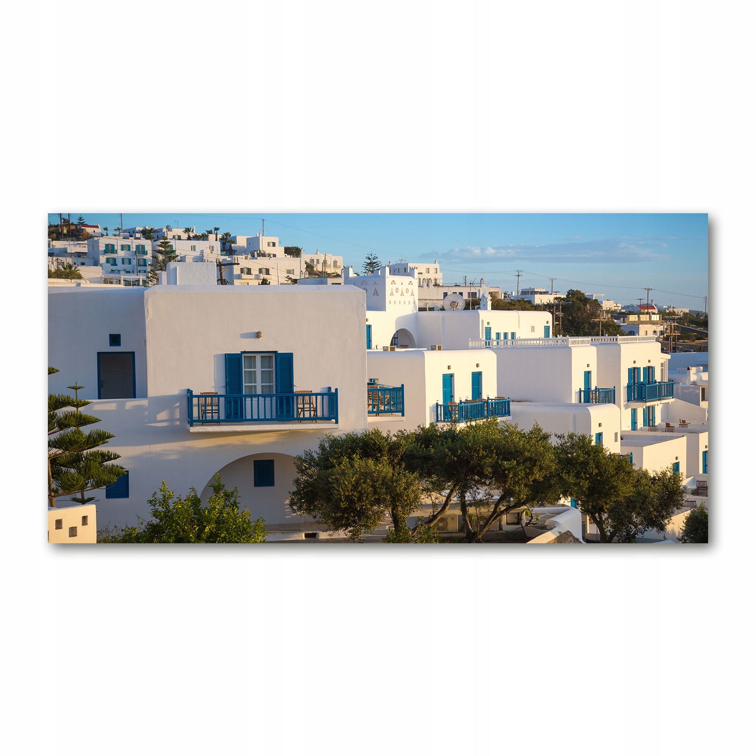 

Foto obraz akryl zdjęcie Mykonos Grecja 120X60 cm