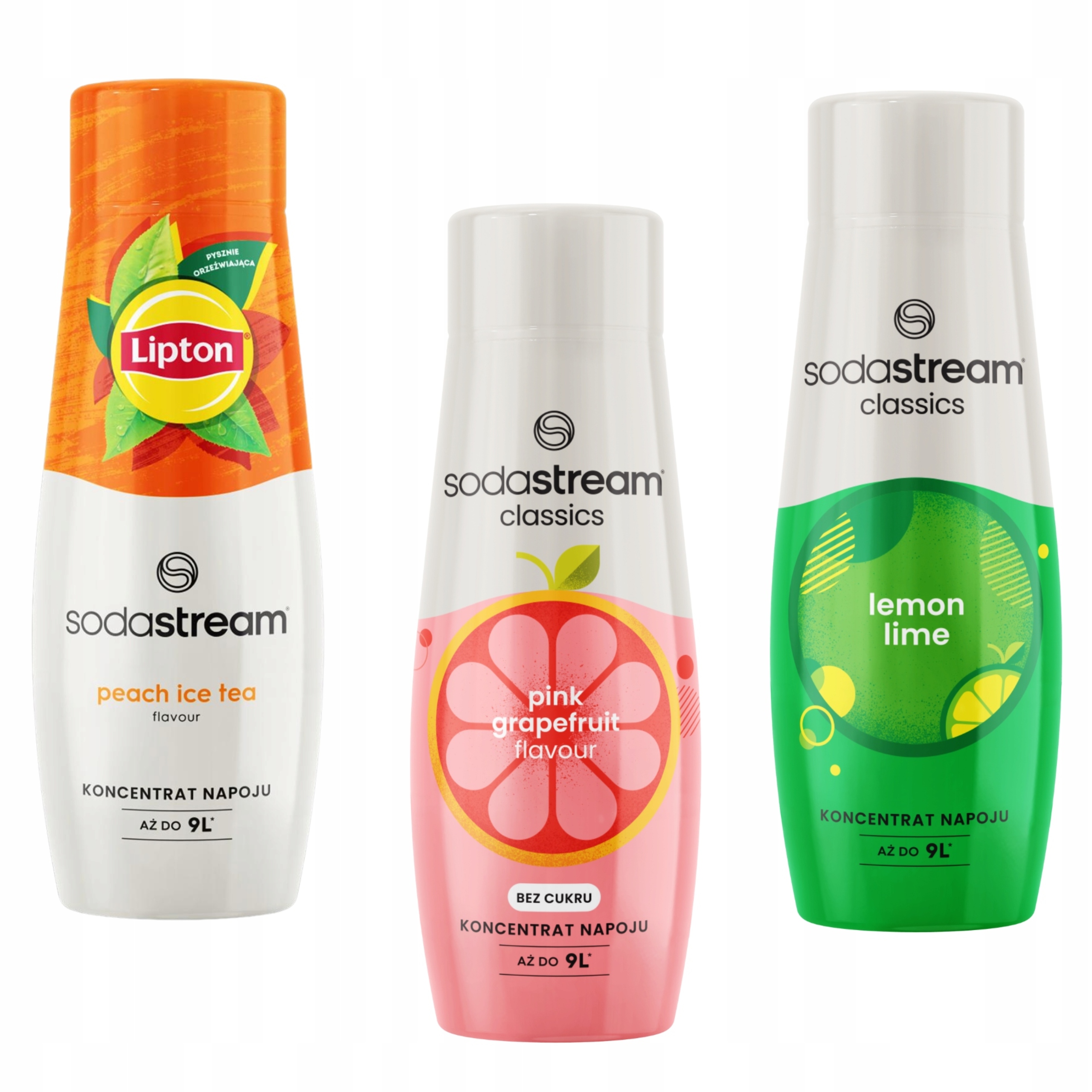 Levně Sada 3 koncentrátů Sodastream Ice Tea Peach Grapefruit LemonLime