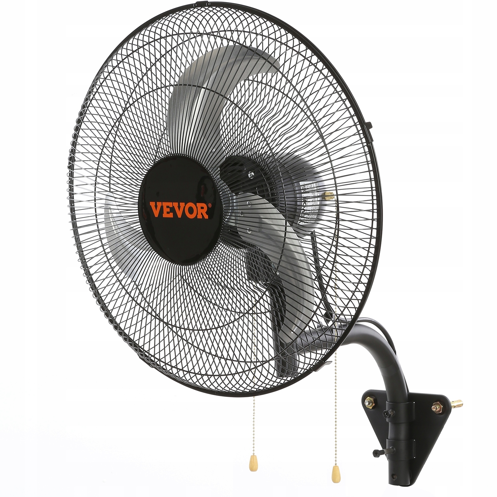 Profesionální Nástěnný Ventilátor Vevor 44 45 CM 4000 Cfm 3 Rychlosti Silný