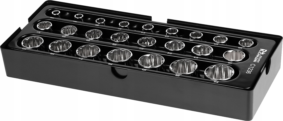 WKŁAD 24el. NASADKI 12-KĄTNE 1/2'' 8-32mm ZESTAW EAN (GTIN) 5906741612364