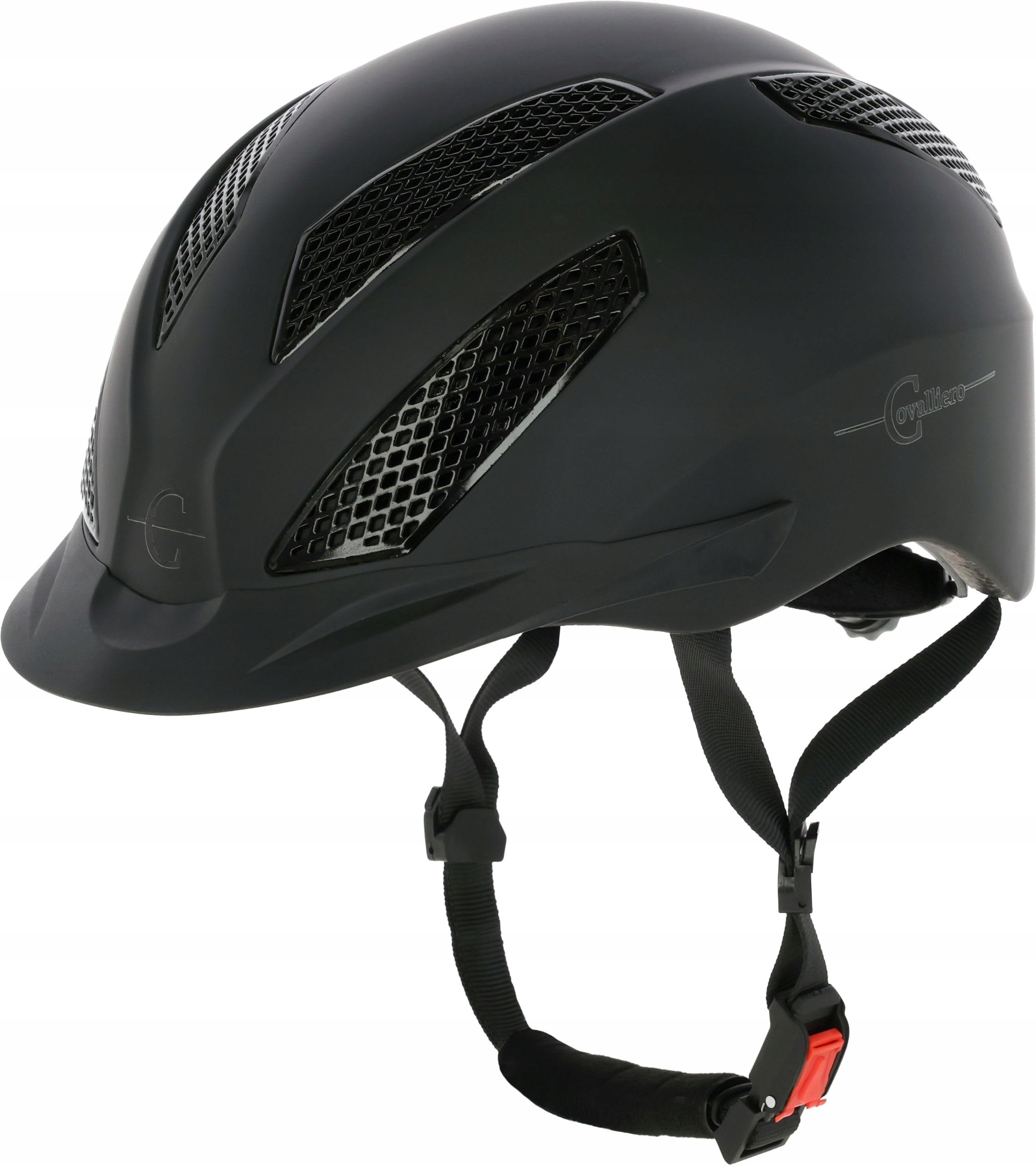 Kask jeździecki eXite, czarny, Covalliero rozm. 52-56 cm