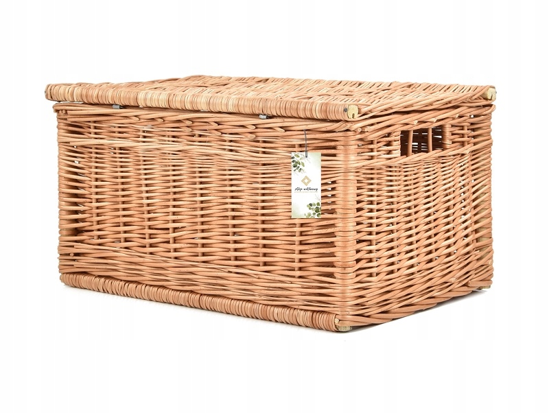 Kufřík Proutěný box Kontejner na hračky Krabička 50 cm