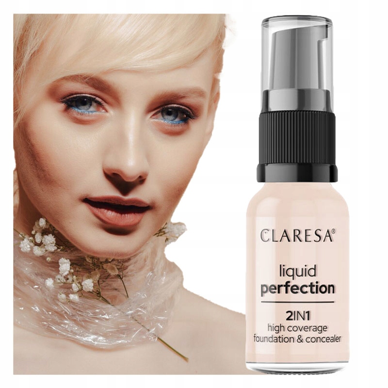 

Claresa korektor 2w1 Liquid Perfection 101 Light