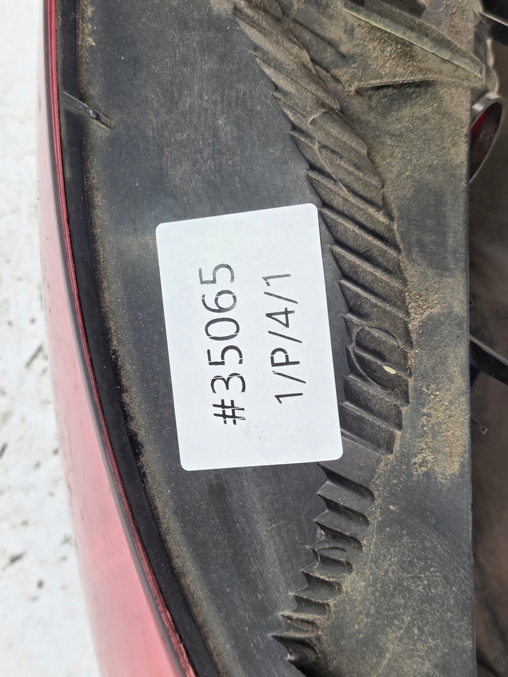 PEUGEOT 407 light right rear part sedan